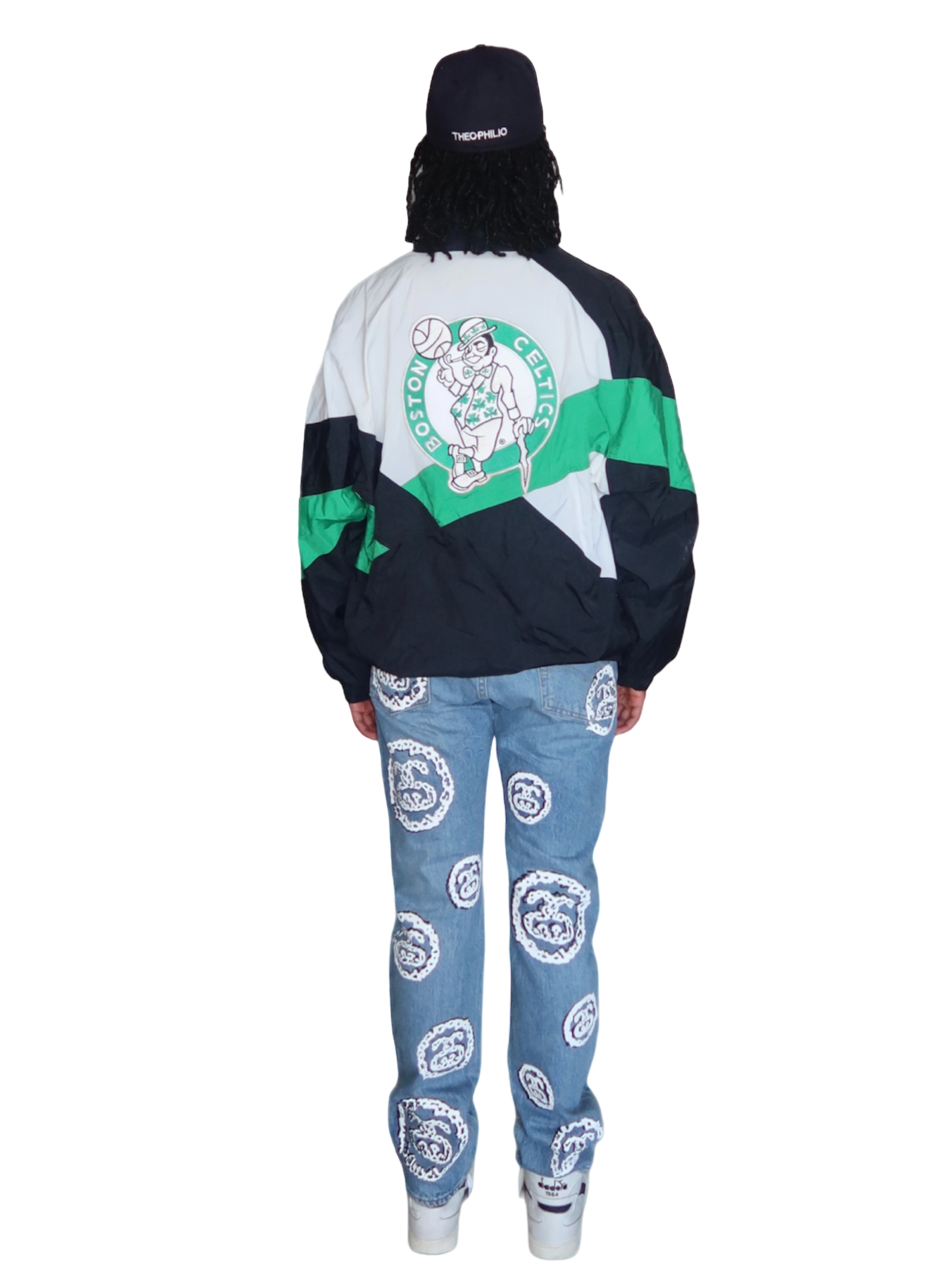 Vintage Celtics Windbreaker