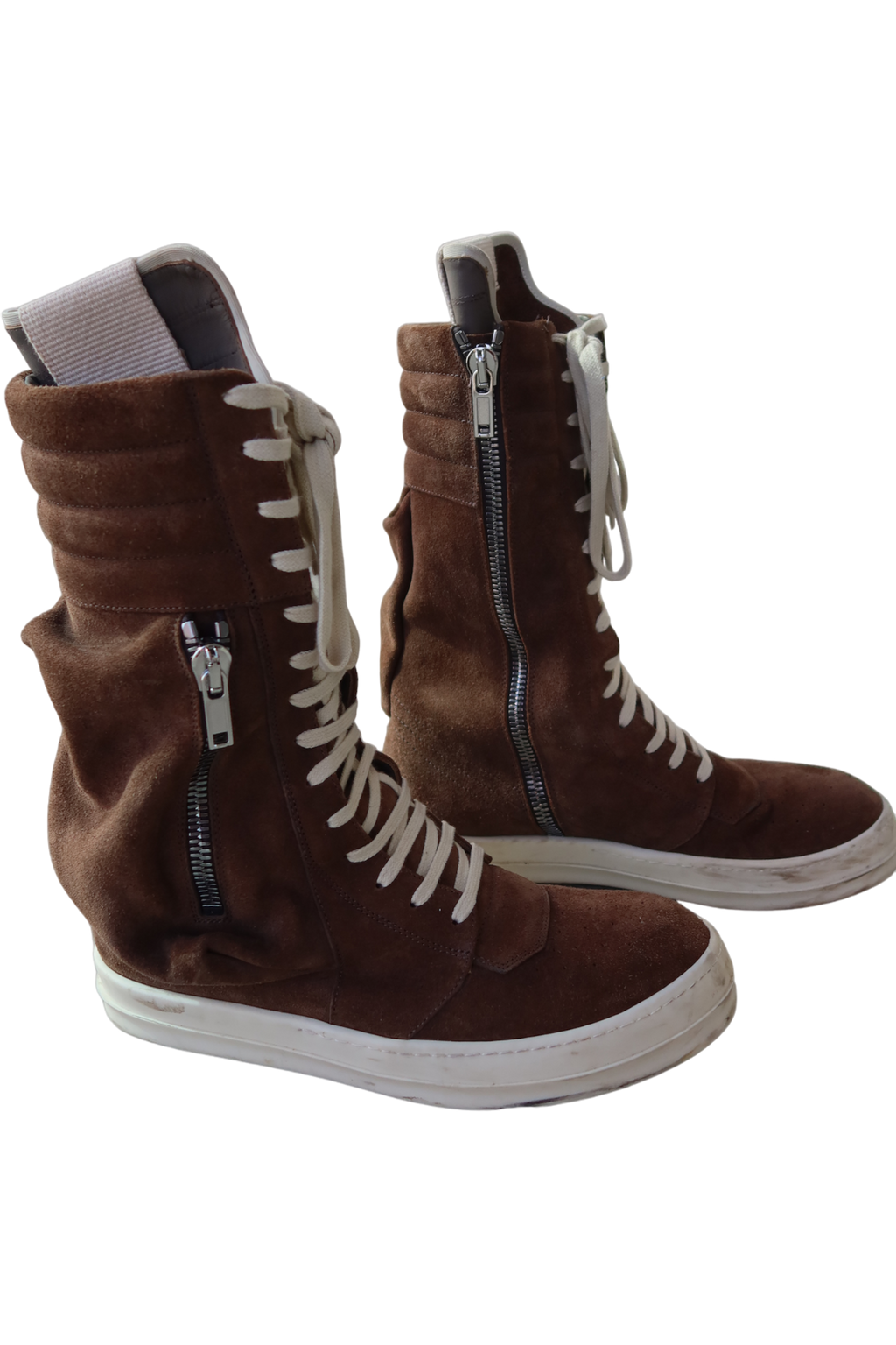 Rick Owens Taupe Suede Cargobasket