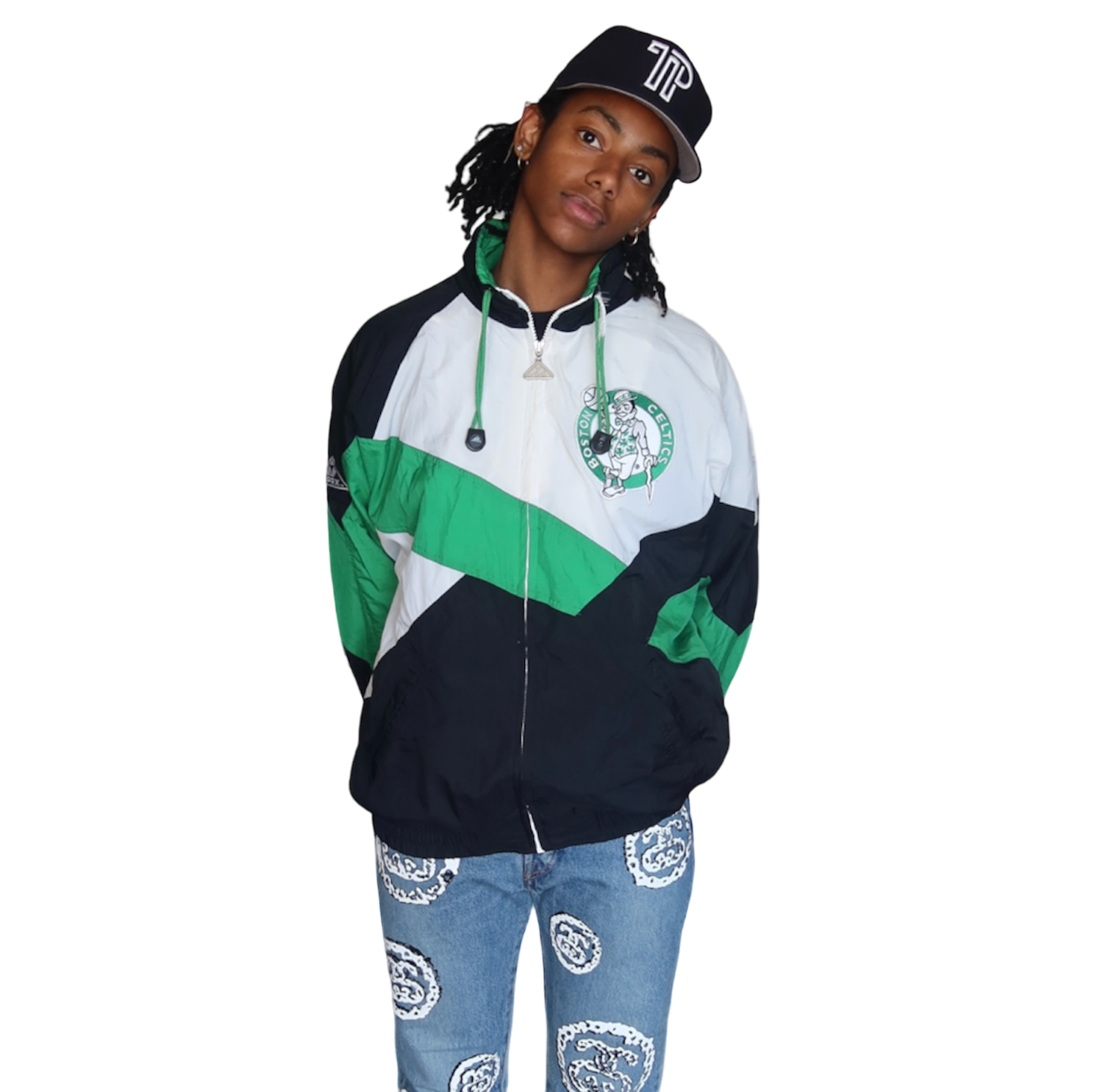 Vintage Celtics Windbreaker