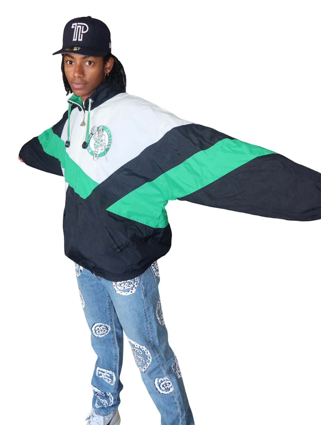 Vintage Celtics Windbreaker