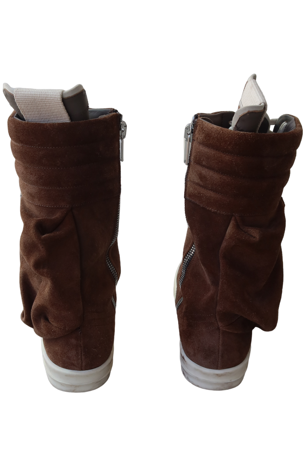 Rick Owens Taupe Suede Cargobasket