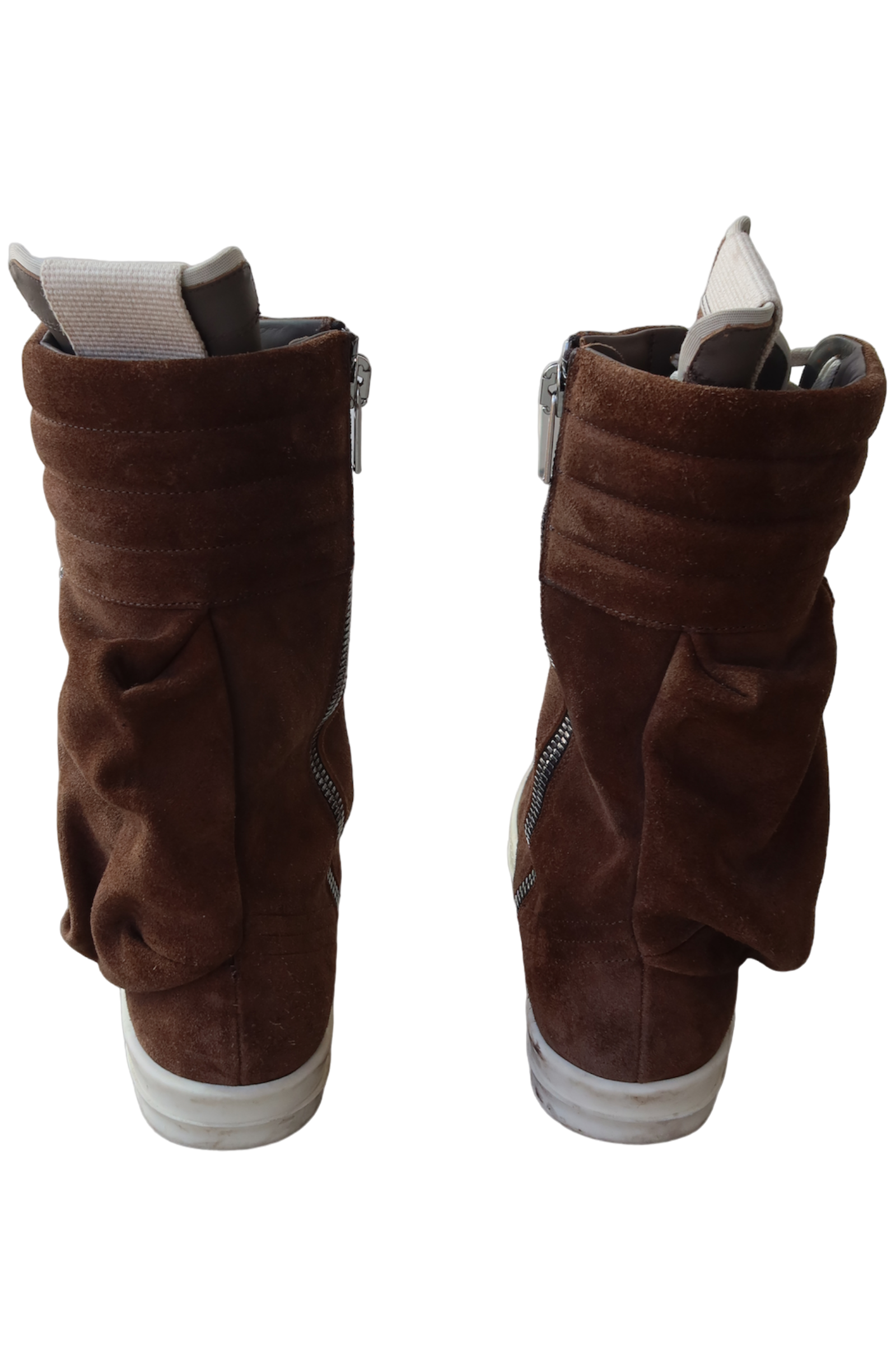 Rick Owens Taupe Suede Cargobasket