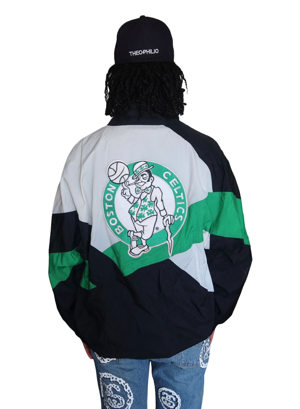 Vintage Celtics Windbreaker