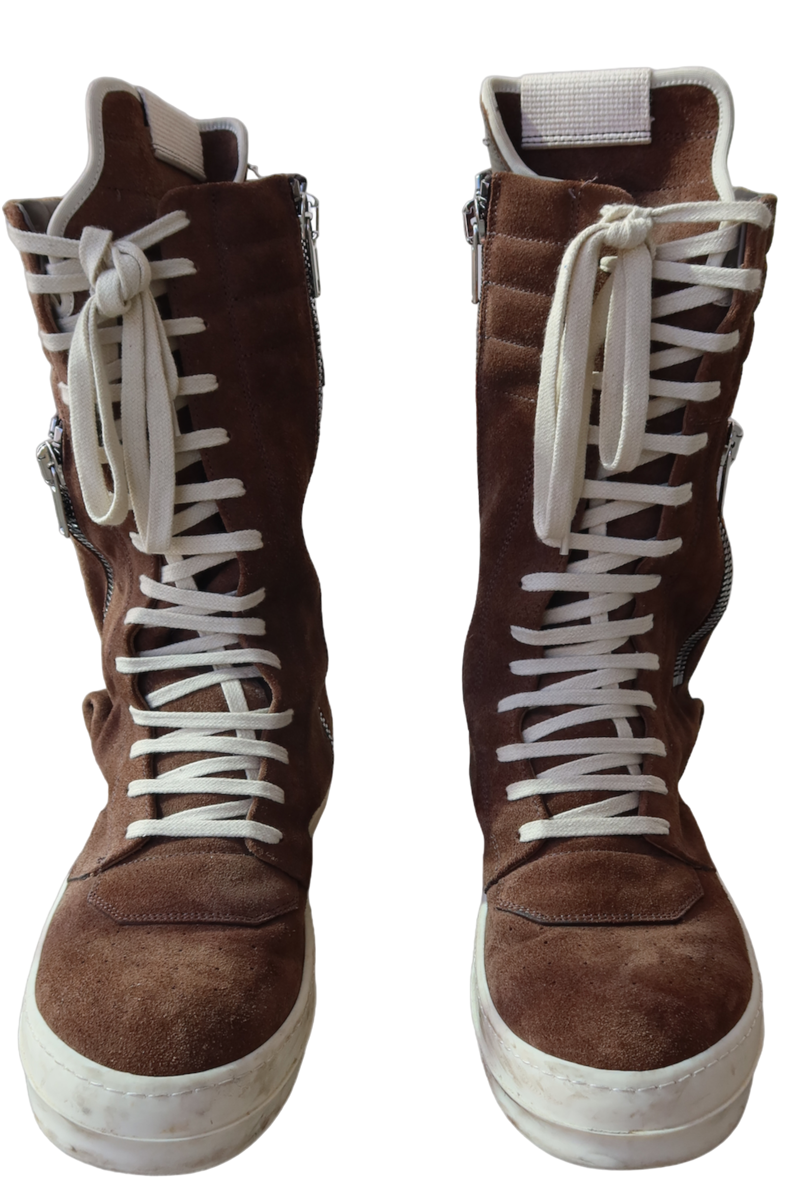 Rick Owens Taupe Suede Cargobasket