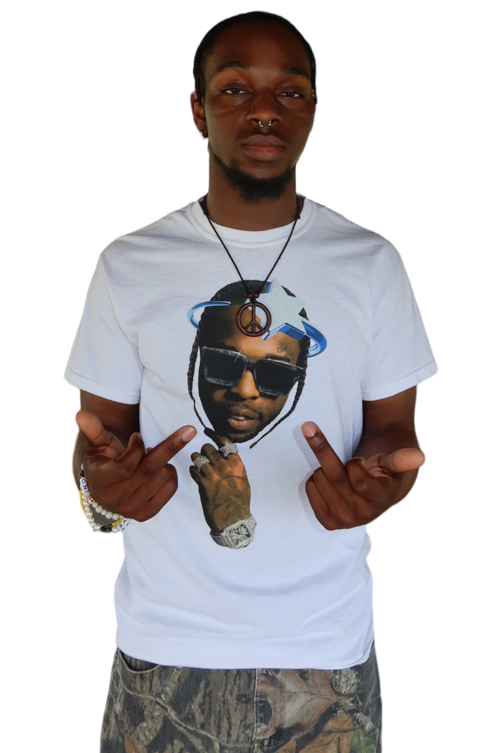 Pop Smoke x Vlone Halo T-shirt