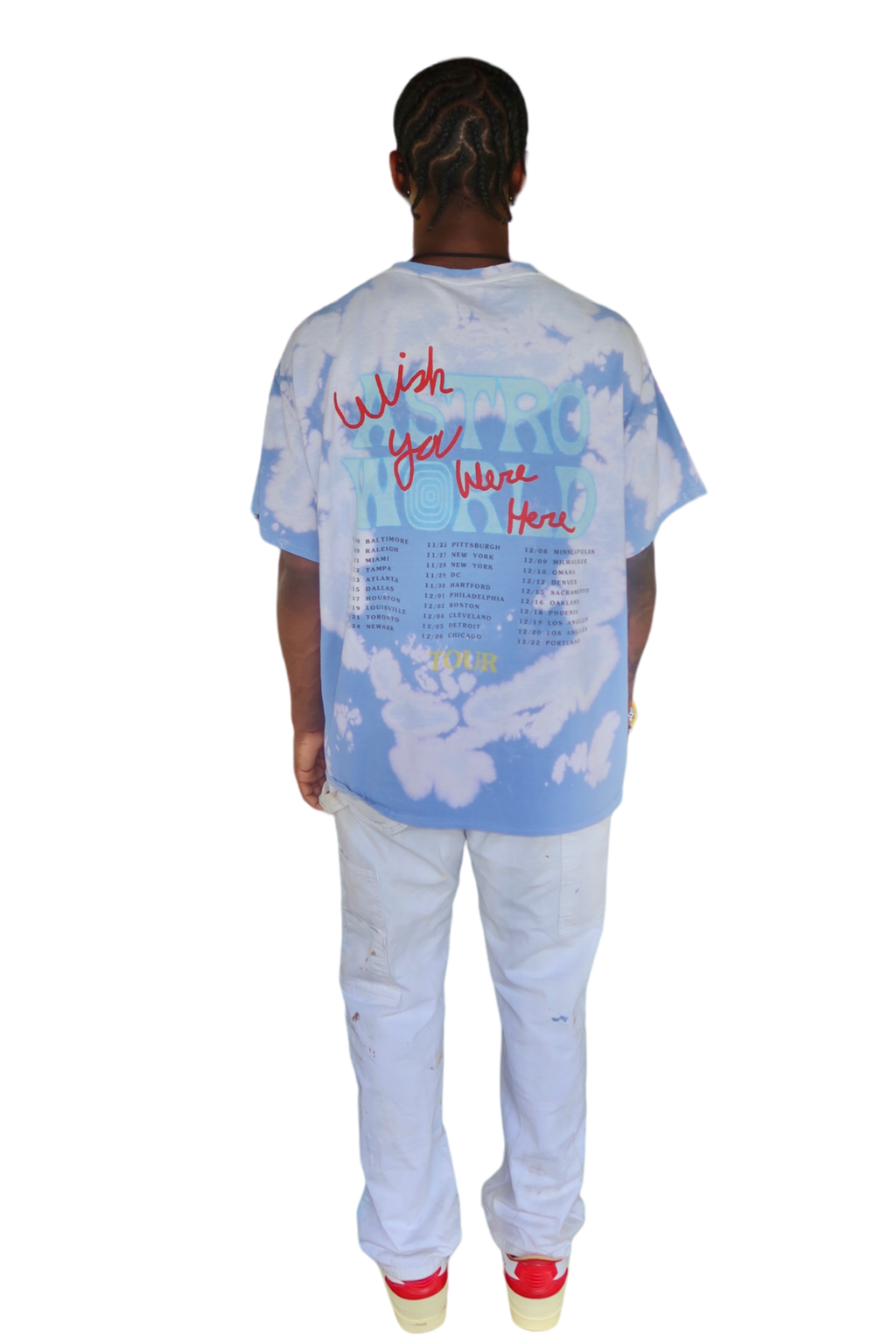 ASTROWORLD  No Bystanders Tye-Dye  T-shirt