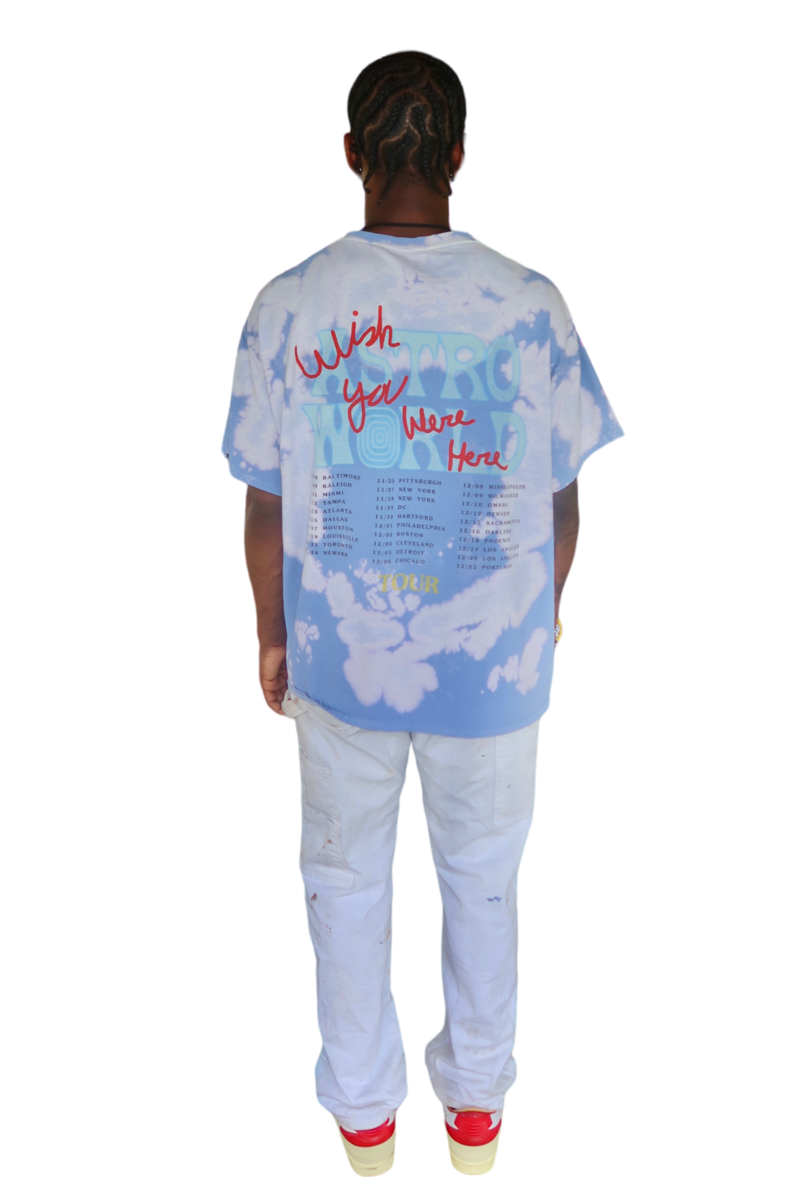 ASTROWORLD  No Bystanders Tye-Dye  T-shirt