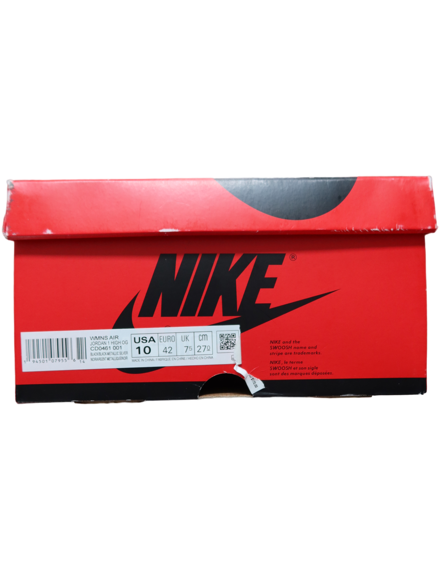 Jordan 1 Retro High OG ‘Silver Toe’